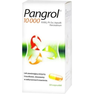 Pangrol 10 000, 50 kapsułek - zdjęcie poglądowe #1