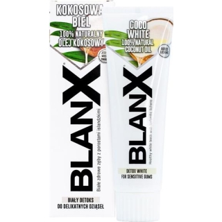 BLANX Coco White pasta do mycia zębów kokosowa biel, 75ml - zdjęcie poglądowe #1