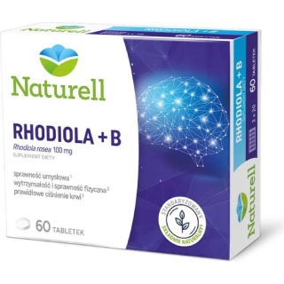 NATURELL Rhodiola + B, 60 tabletek - zdjęcie poglądowe #1