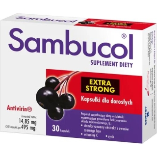 SAMBUCOL Extra Strong, 30 kapsułek - zdjęcie poglądowe #1