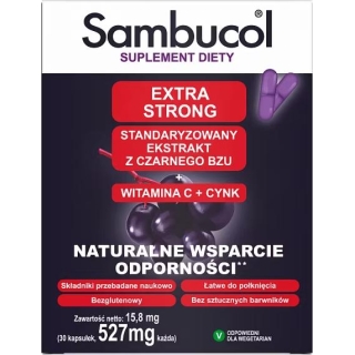 SAMBUCOL Extra Strong, 30 kapsułek