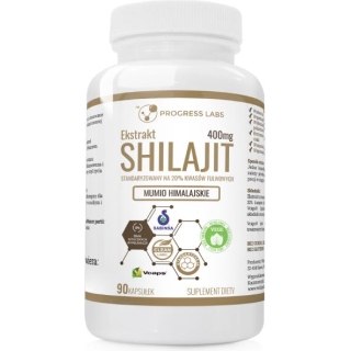 PROGRESS LABS Shilajit Mumio Himalajskie, 90 kapsułek - zdjęcie poglądowe #1