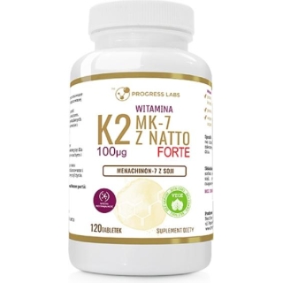 PROGRESS LABS Witamina K2 MK-7 100ug, 120 tabletek - zdjęcie poglądowe #1