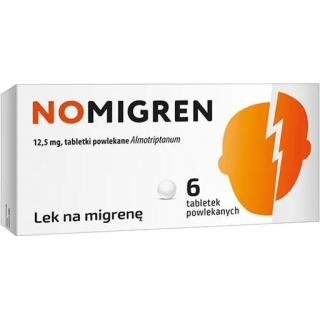 NOMIGREN 12,5 mg, 6 tabletek - zdjęcie poglądowe #1