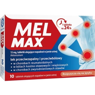 MEL Max 15 mg, 10 tabletek - zdjęcie poglądowe #1