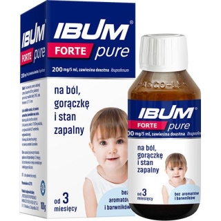IBUM Forte Pure zawiesina doustna 200mg/5ml, 100g - zdjęcie poglądowe #1