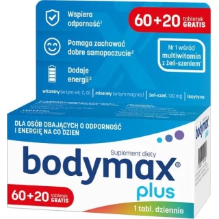 BODYMAX Plus, 80 tabletek