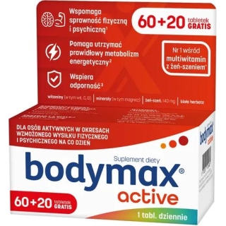 BODYMAX Active, 80 tabletek