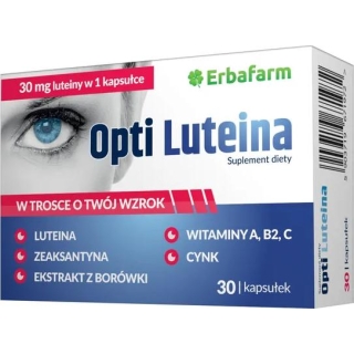 ERBAFARM Opti Luteina, 30 kapsułek - zdjęcie poglądowe #1