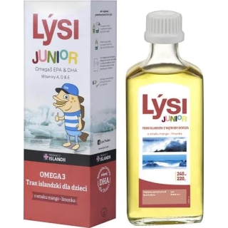 LYSI Tran Islandzki dla dzieci o smaku mango-limonka, 240ml - zdjęcie poglądowe #1