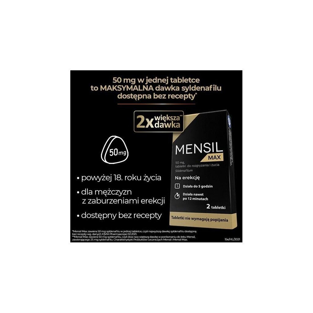 Mensil Max 50mg 4 Tabletki Apteka Zdrowie 7477