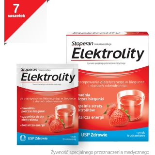 Elektrolity smak truskawka 7 saszetek - zdjęcie poglądowe #2