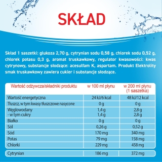 Elektrolity smak truskawka 7 saszetek - zdjęcie poglądowe #7