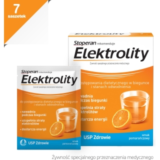 Elektrolity smak pomarańcza 7 saszetek - zdjęcie poglądowe #2