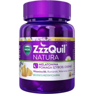 Zzzquil Natura żelki na sen o smaku mango i banana 30 sztuk - zdjęcie poglądowe #1