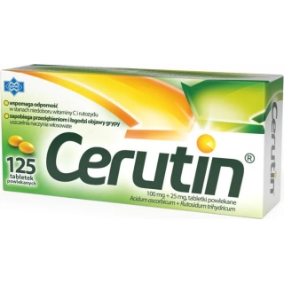 CERUTIN 100 mg+25 mg, 125 tabletek - zdjęcie poglądowe #1