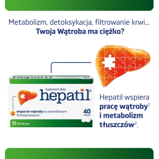 Hepatil 0,15 g 40 tabletek - zdjęcie poglądowe #4