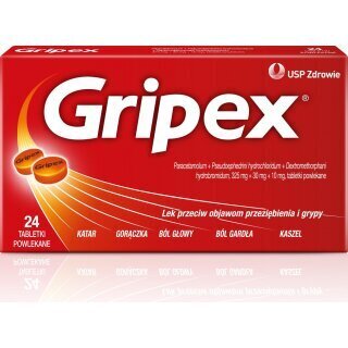 Gripex 24 tabletki - zdjęcie poglądowe #1