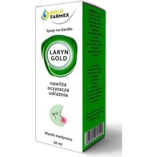 Laryngold Goldfarmex spray 20 ml - zdjęcie poglądowe #1