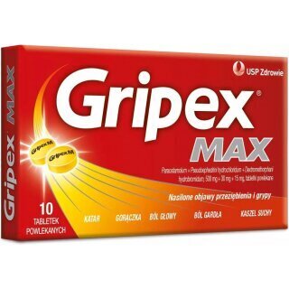 Gripex Max 10 tabletek - zdjęcie poglądowe #1