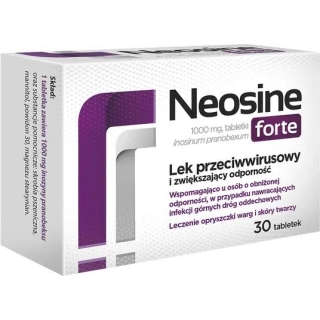 NEOSINE FORTE Lek przeciwwirusowy, 30 tabletek - zdjęcie poglądowe #1