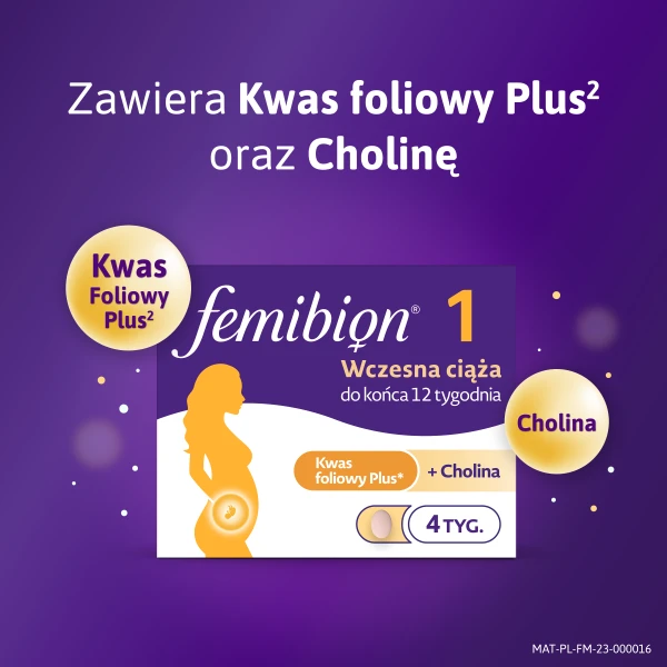 Femibion 1 Wczesna ciąża 28 tabletek 2