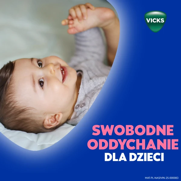 Krople Nasivin Vicks Baby, lek udrażniający, dzieci 3 mies. +, 5 ml 2