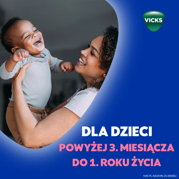 Krople Nasivin Vicks Baby, lek udrażniający, dzieci 3 mies. +, 5 ml 4