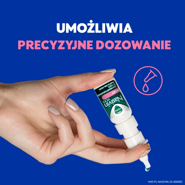 Krople Nasivin Vicks Baby, lek udrażniający, dzieci 3 mies. +, 5 ml 5