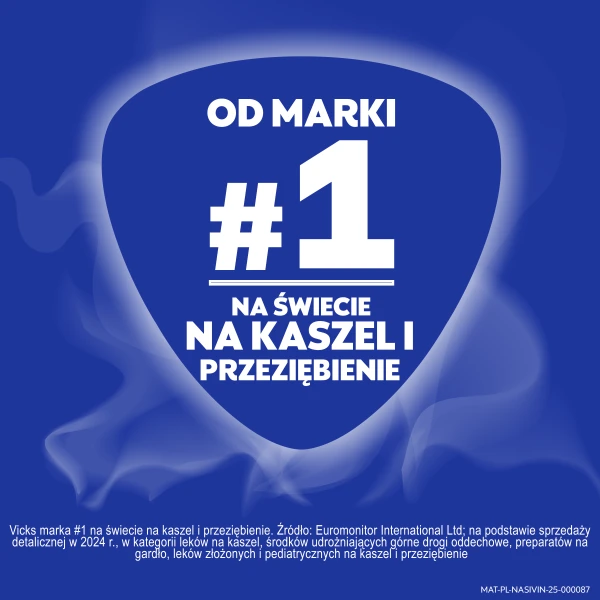 Aerozol do nosa Nasivin Vicks Aloes i Eukaliptus na zatkany nos, katar, 15 ml 5