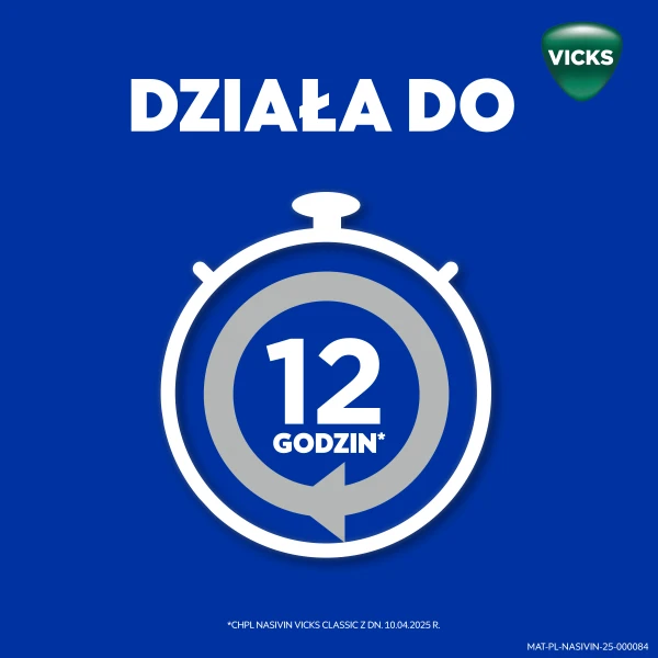 Aerozol do nosa Nasivin Vicks Classic na zatkany nos, katar, 10 ml 1