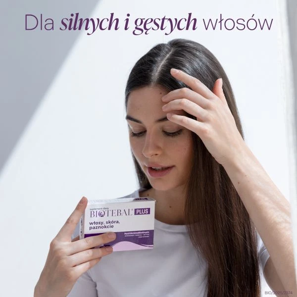 BIOTEBAL PLUS włosy, skóra, paznokcie 30+10 tabletek 4