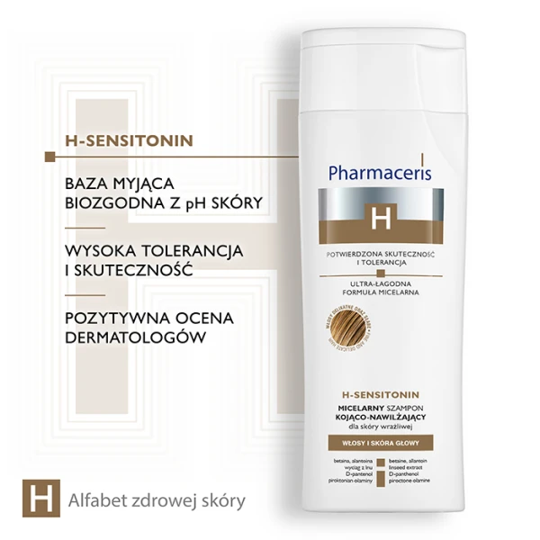 PHARMACERIS H Sensitonin Micelarny szampon do skóry wrażliwej, 250 ml 4