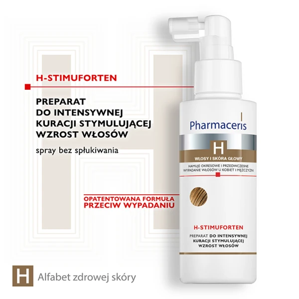 PHARMACERIS H Stimuforten Preparat hamujący wypadanie włosów 125 ml 1