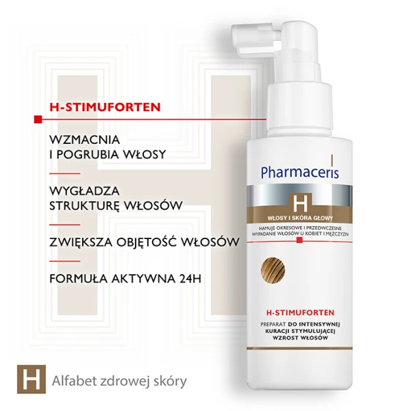 PHARMACERIS H Stimuforten Preparat hamujący wypadanie włosów 125 ml 3