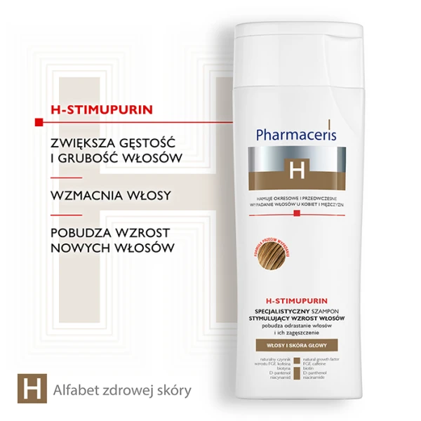 PHARMACERIS H Stimupurin Szampon stymulujący wzrost włosów, 250 ml 3