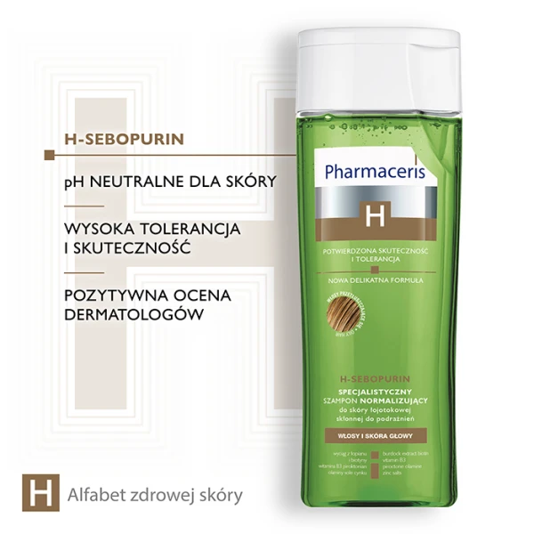 PHARMACERIS H Sebopurin Szampon normalizującym, 250 ml 4