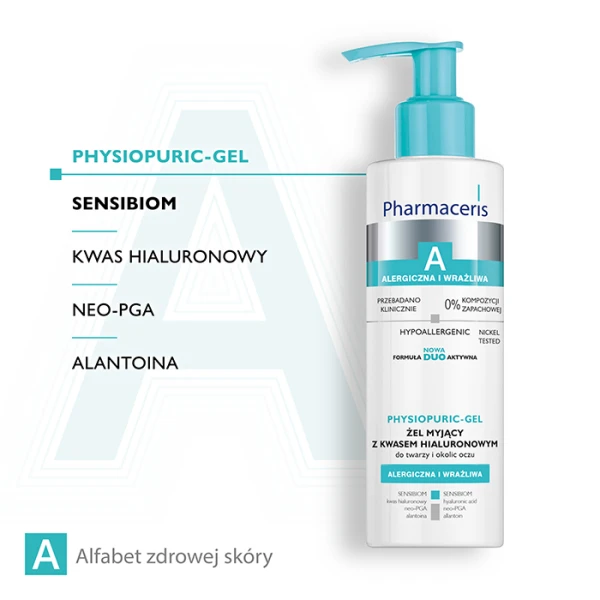 PHARMACERIS A Physiopuric-Gel Żel myjący, 190 ml 1