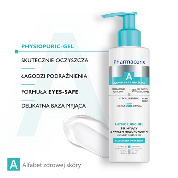 PHARMACERIS A Physiopuric-Gel Żel myjący, 190 ml 4