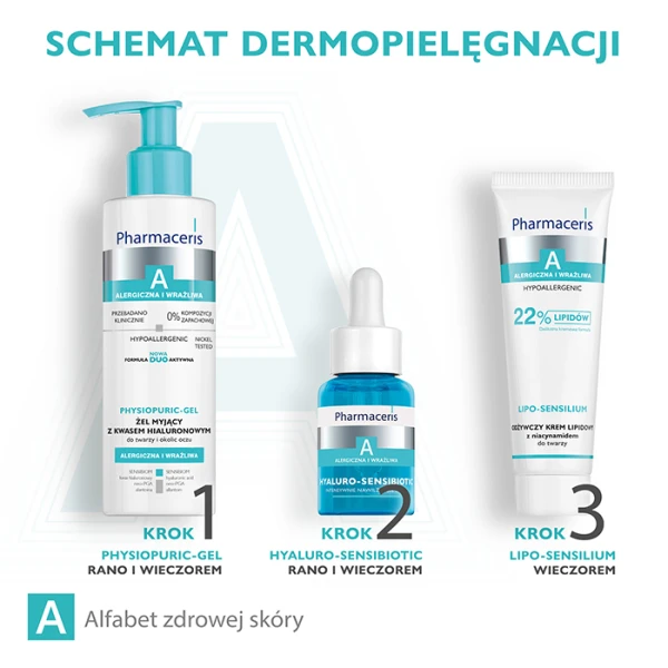 PHARMACERIS A Physiopuric-Gel Żel myjący, 190 ml 5