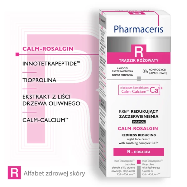 PHARMACERIS R CALM-ROSALGIN Krem redukujący zaczerwienia, 30 ml 3