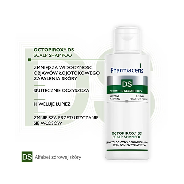 PHARMACERIS OCTOPIROX DS SCALP Szampon enzymatyczny, 125 ml 3