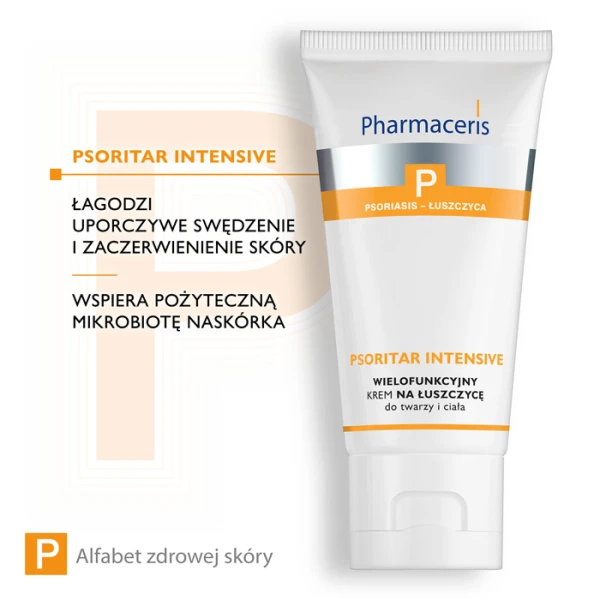 PHARMACERIS P PSORITAR INTENSIVE Krem na łuszczycę do twarzy i ciała, 50 ml 4