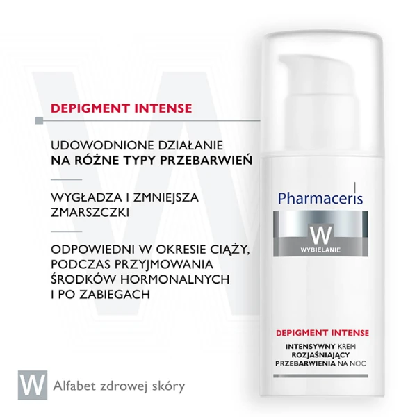 PHARMACERIS W DEPIGMENT INTENSE Krem intensywny rozjaśniający przebarwienia, 50 ml 4