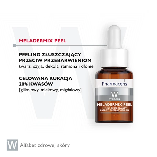 PHARMACERIS W MELADERMIX PEEL Peeling złuszczający przeciw przebarwieniom, 30 ml 1