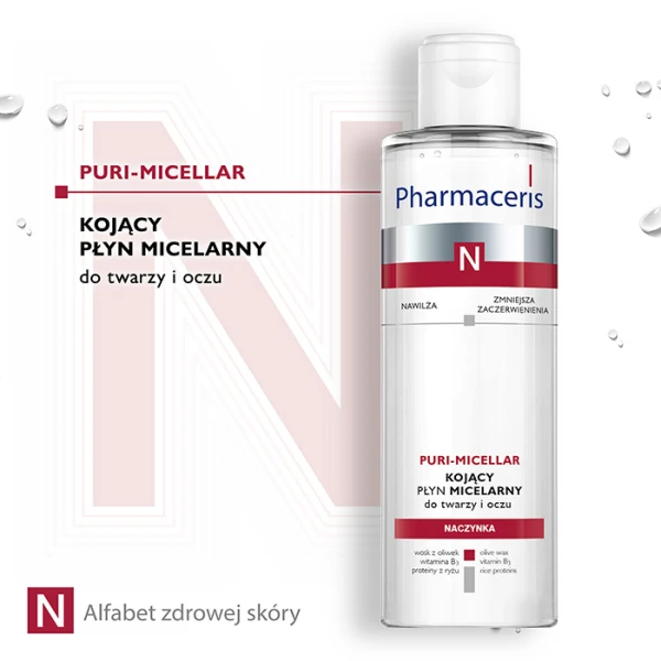 PHARMACERIS N PURI-MICELLAR Płyn micelarny do oczyszczania i demakijażu, 200 ml 1