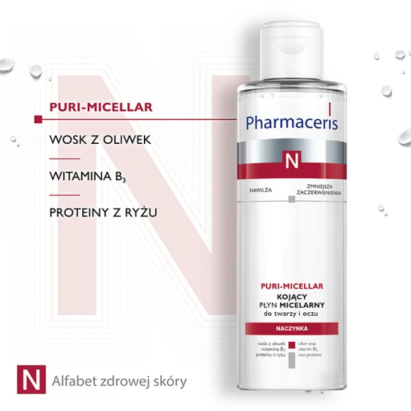 PHARMACERIS N PURI-MICELLAR Płyn micelarny do oczyszczania i demakijażu, 200 ml 2