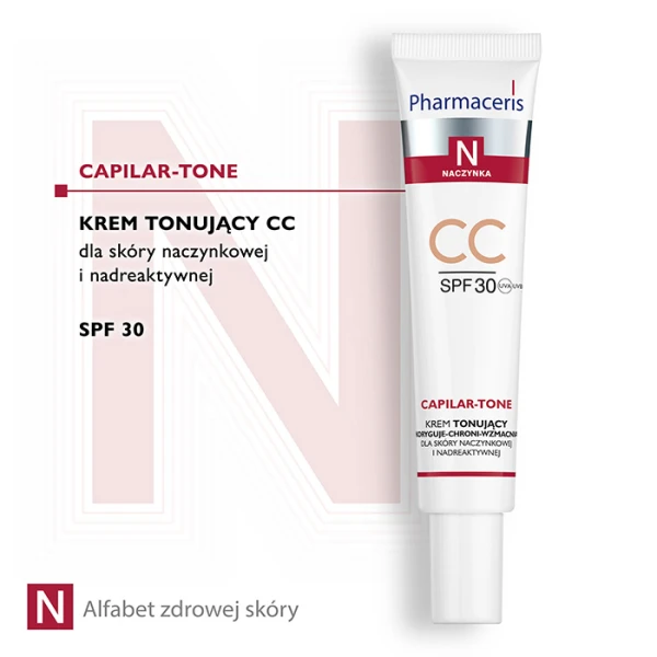 PHARMACERIS N CAPILAR-TONE CC Krem do twarzy tonujący, 40 ml 1