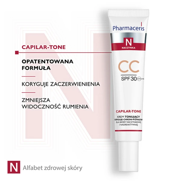 PHARMACERIS N CAPILAR-TONE CC Krem do twarzy tonujący, 40 ml 3