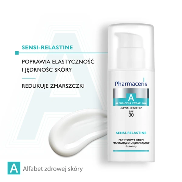 PHARMACERIS A SENSI-RELASTINE-E Krem napinająco - ujędrniający, 50 ml 3